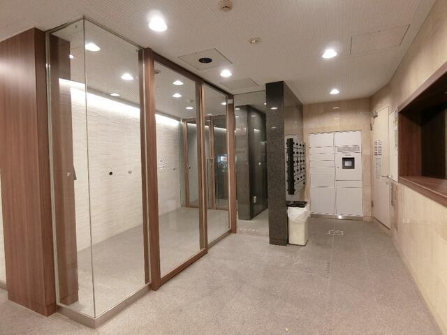 港区高輪１丁目の賃貸マンションのロビー| 