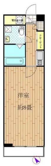 【間取り】 | ライオンズマンション駒込六義園 | 新規内装リフォーム済みのお部屋となります！陽当たり・通風良好です！