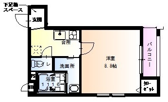 フジパレス豊新Ⅴ番館 の間取り