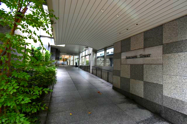 なかのサンクォーレのエントランス