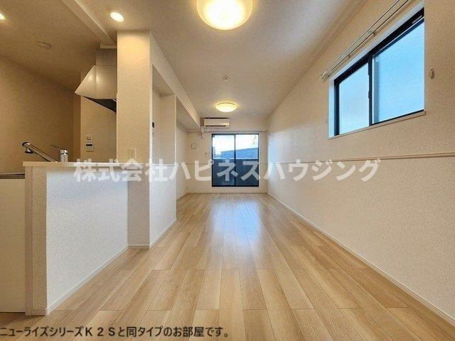 ノーブル柏Ｂの居間・リビング