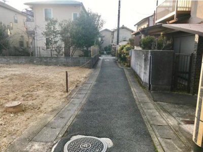 【前面道路含む現地写真】 | 山科区音羽沢町　売地
