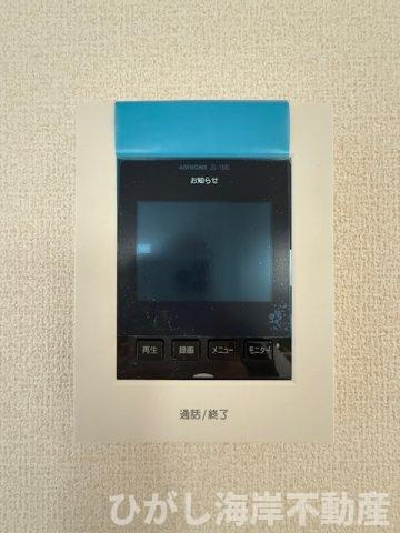 茅ヶ崎市南湖4丁目　新築戸建　全2棟　のセキュリティ|TVモニター付きインターフォン