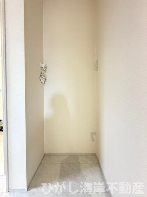 茅ヶ崎市南湖4丁目　新築戸建　全2棟　のランドリースペース|洗濯機置場