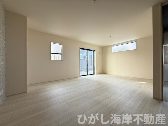 茅ヶ崎市南湖4丁目　新築戸建　全2棟　の居間・リビング|20.2帖　LDK