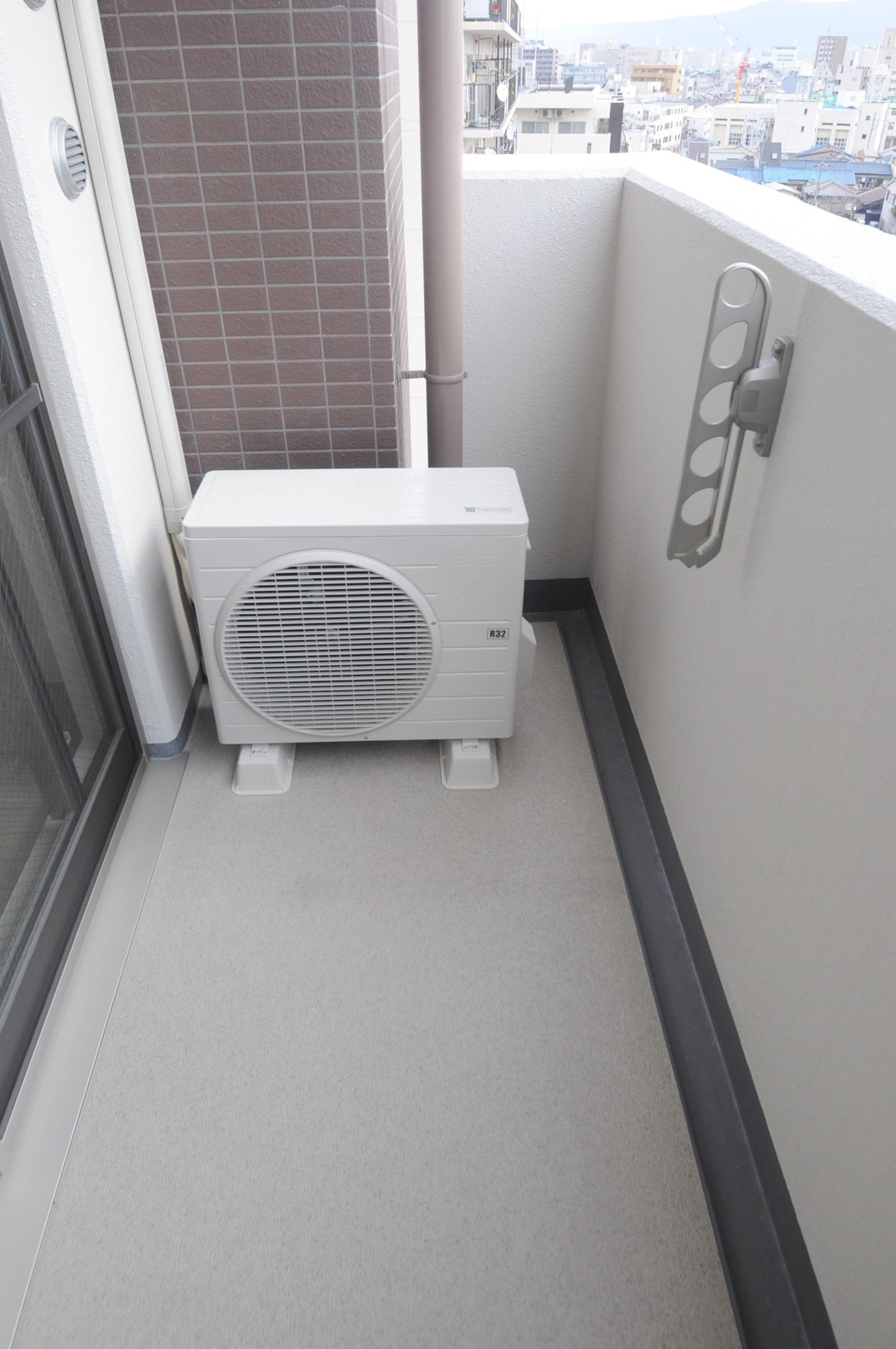 大阪市城東区蒲生２丁目の賃貸マンションのバルコニー