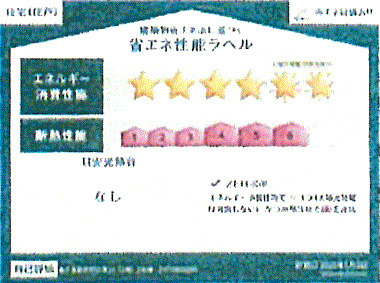 あきる野市野辺　新築戸建全3棟の省エネ性能ラベル