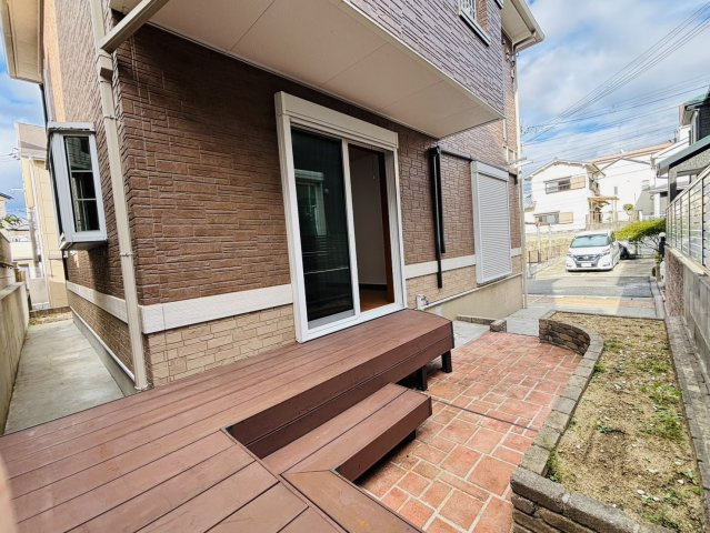 神戸市北区緑町2丁目戸建の庭