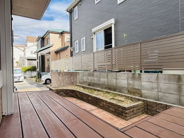 神戸市北区緑町2丁目戸建の庭