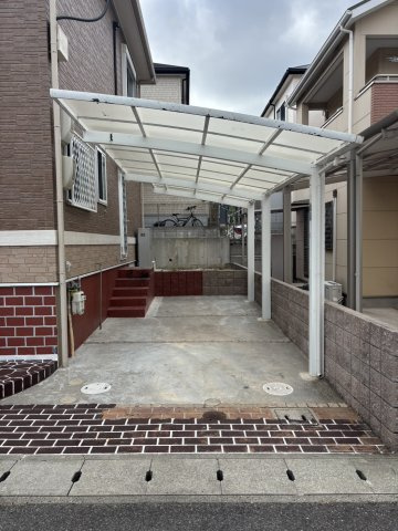 神戸市北区緑町2丁目戸建の駐車場