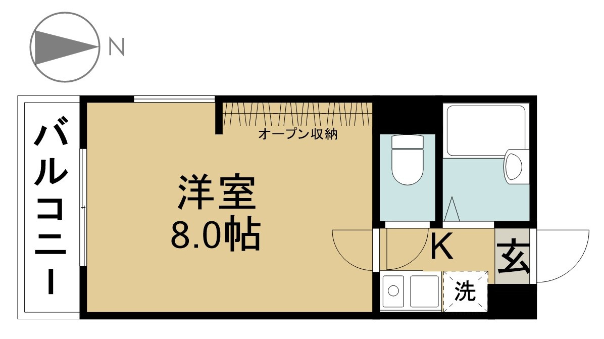 レオパレス長橋の間取り