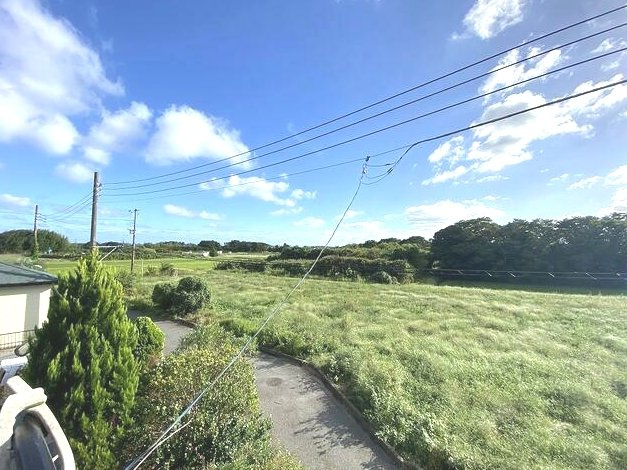 山武郡九十九里町下貝塚　中古戸建の展望|敷地約100坪 自然豊かな環境で家庭菜園やドックランバーベキューが可能です