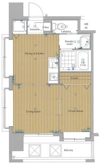 【間取り】 | ネストピア平尾駅前