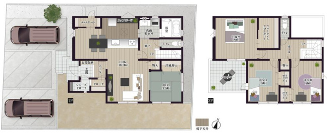 【間取り】 | タマタウン佐賀駅西Ⅱ