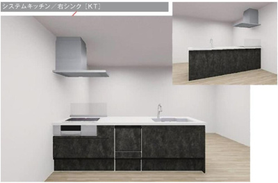 【キッチン】 | タマタウン佐賀駅西Ⅱ | ＊未完成の為、イメージ図となります。