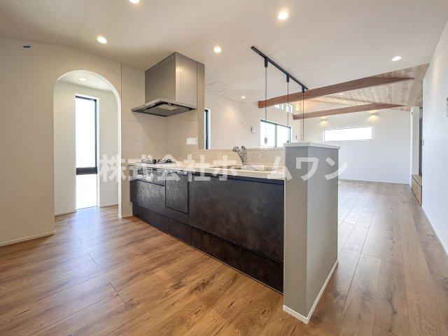 昭島市緑町2丁目　新築戸建のキッチン|お料理しやすいキッチンです