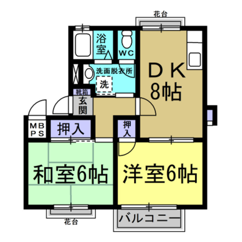 シャネルスィートAの間取り