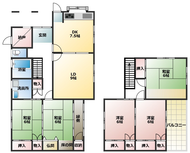 【間取り】の画像