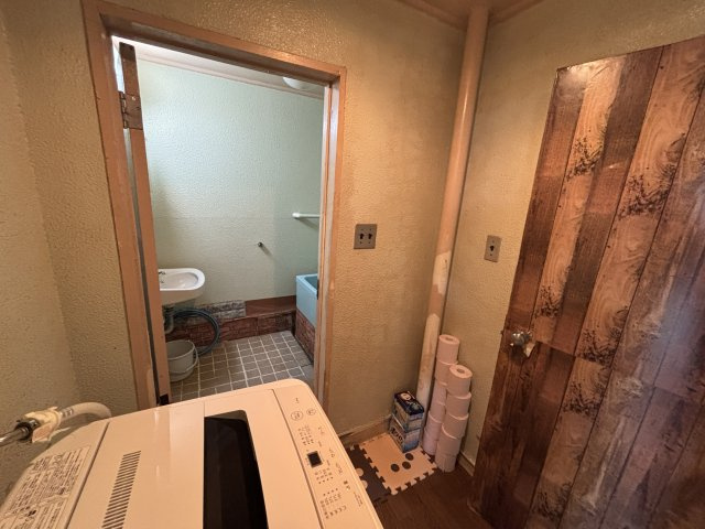 寄宮市街地分譲住宅の脱衣所