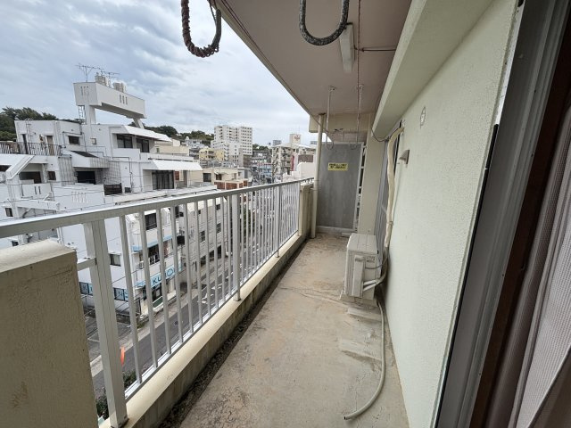 寄宮市街地分譲住宅のバルコニー