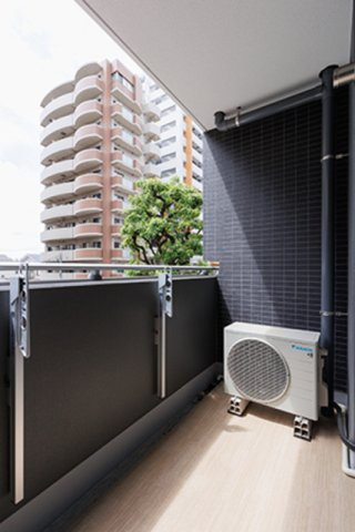 ＧＬＡＣＩＥＲ大森のバルコニー|※写真は同タイプ住戸です。