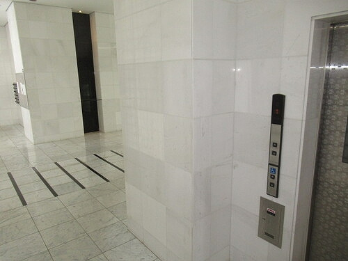 グランド・ガーラ代田橋のエントランス|エントランスホール　前回募集時撮影2021年5月