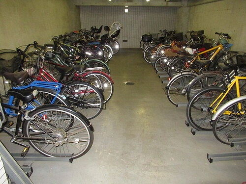 グランド・ガーラ代田橋のその他|駐輪場　前回募集時撮影2021年5月