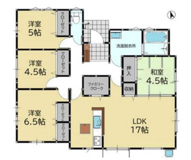 【間取り】 | 糟屋郡宇美町桜原1丁目10期・平屋　1号棟（全1棟）【仲介手数料無料・0円】 | 平日、土日祝日もお好きな日時にご見学可能です。お気軽にお問合せ下さい。