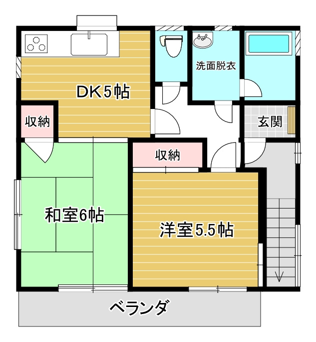 ふじみ野市上ノ原３丁目のアパートの間取り