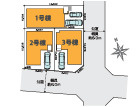 【仲介手数料無料】所沢市緑町１２期　全３棟３号棟　所沢の新築なら西武ハウジングの区画図