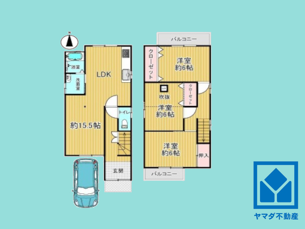 伏見区革屋町の間取り