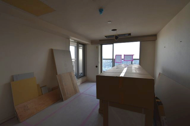 なかのサンクォーレの居間・リビング|リフォーム中！11月中旬完成予定♪