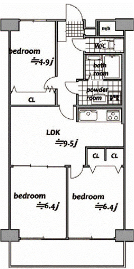 草加スカイハイツの間取り|エリアに精通したスタッフがあなたにぴったりのお家を紹介！お客さま目線で対応させていただきます。安心してご相談下さい