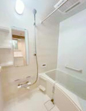 草加スカイハイツの浴室