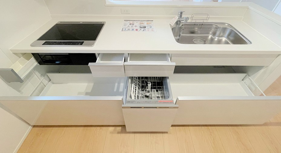 南国市大そね建売③のキッチン|※施工事例です。実際とは異なります。