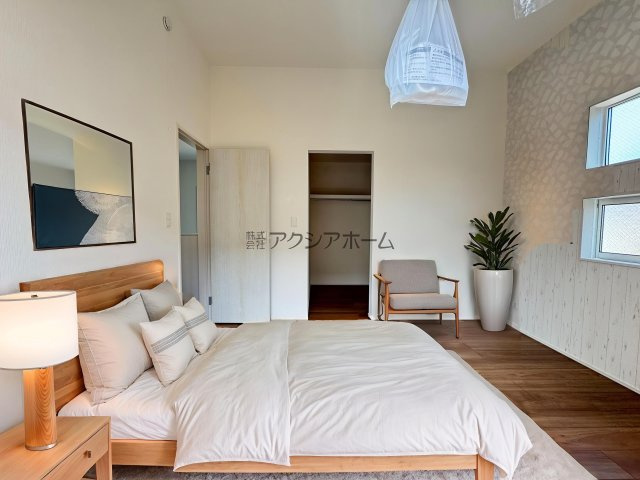 東村山市秋津町4丁目・全7棟　新築一戸建　7号棟の寝室|洋室7帖（家具はCG画像での表示になります）