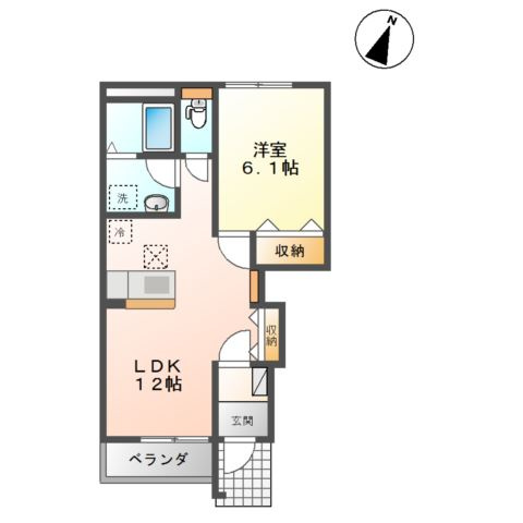 パイラス暁の間取り