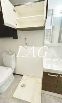 【設備】 | ベイルーム長津田 | 室内洗濯機置き場です。