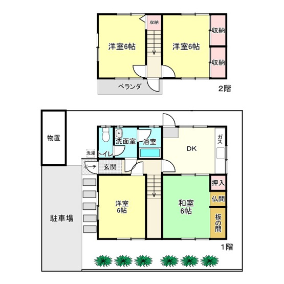 【間取り】 | たつの市揖西町小神/中古戸建
