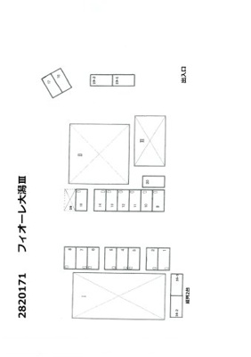 【区画図】 | フィオーレ大潟 Ⅲ