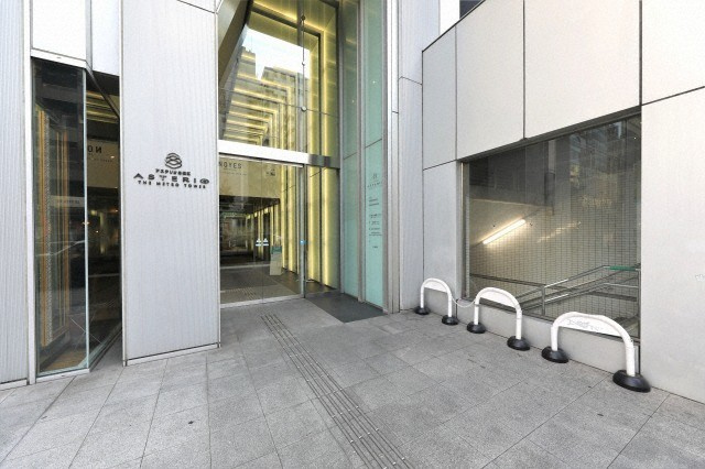 アステリオ北堀江 ザ・メトロタワーのエントランス