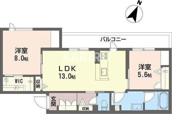 シャーメゾン玉津の間取り
