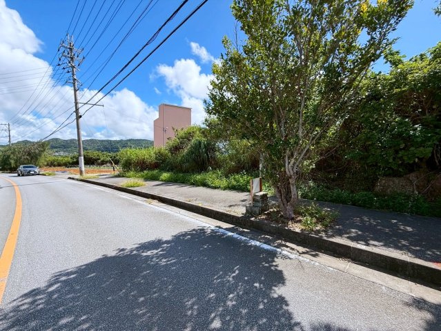 本部町瀬底　売土地の前面道路含む現地写真|2025/10/25　現地写真