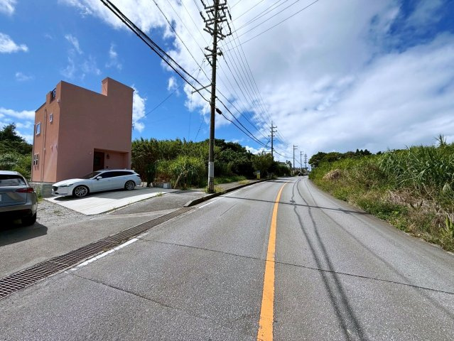 本部町瀬底　売土地の前面道路含む現地写真|2025/10/25　現地写真