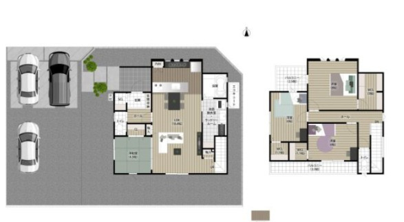 【間取り】 | タマタウン菊陽町久保田　1号棟 | ☆間取り図☆