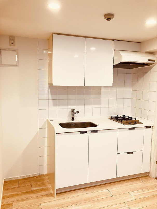 プライムアーバン四谷外苑東のキッチン|※603号室　内装リニューアル後撮影