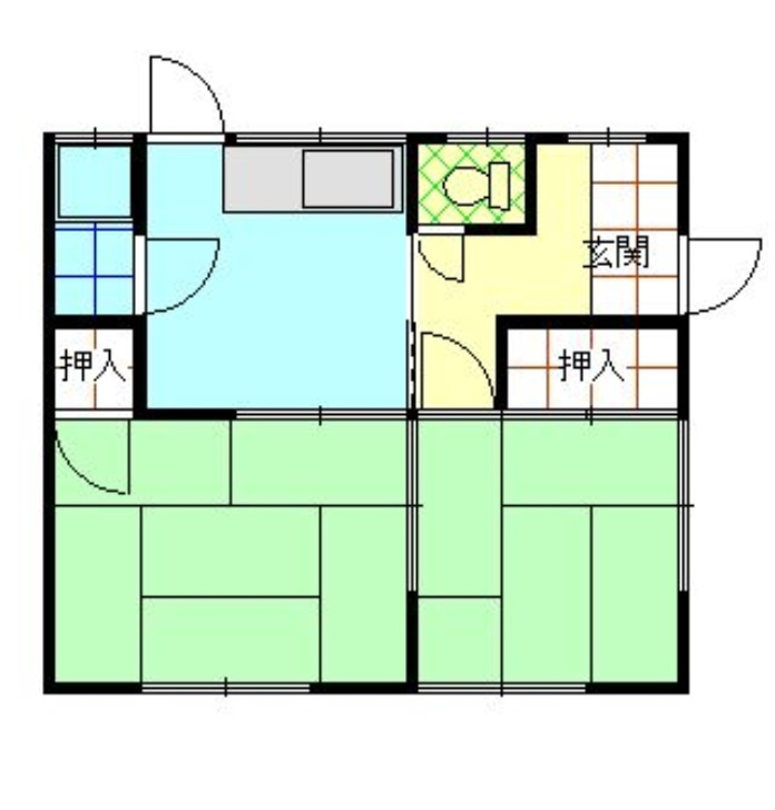 ㈱坂本煉瓦工場貸家の間取り