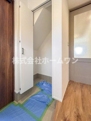 昭島市緑町11期　新築戸建の収納|ちょっとした収納スペースも充実しています