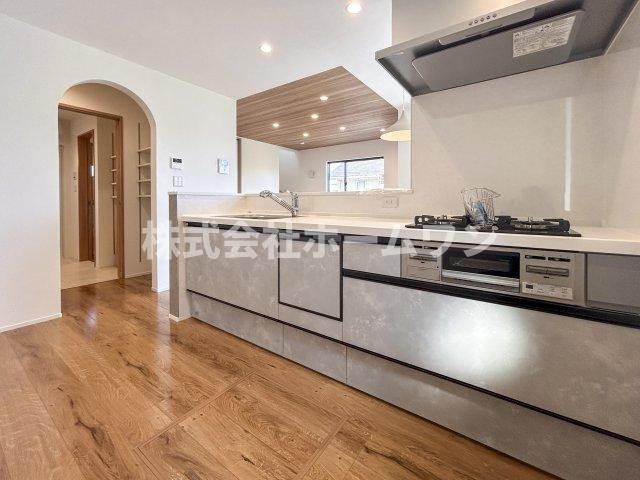 昭島市緑町11期　新築戸建のキッチン|お料理しやすいキッチンです