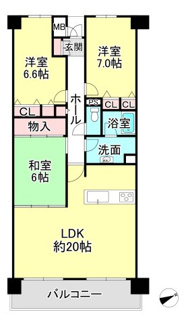 【間取り】 | ネオハイツ皇子が丘